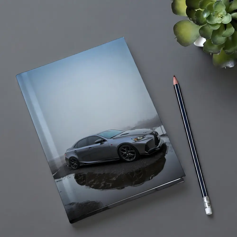 Lexus IS Sedan Foggy Wet Pavement – Notebooks