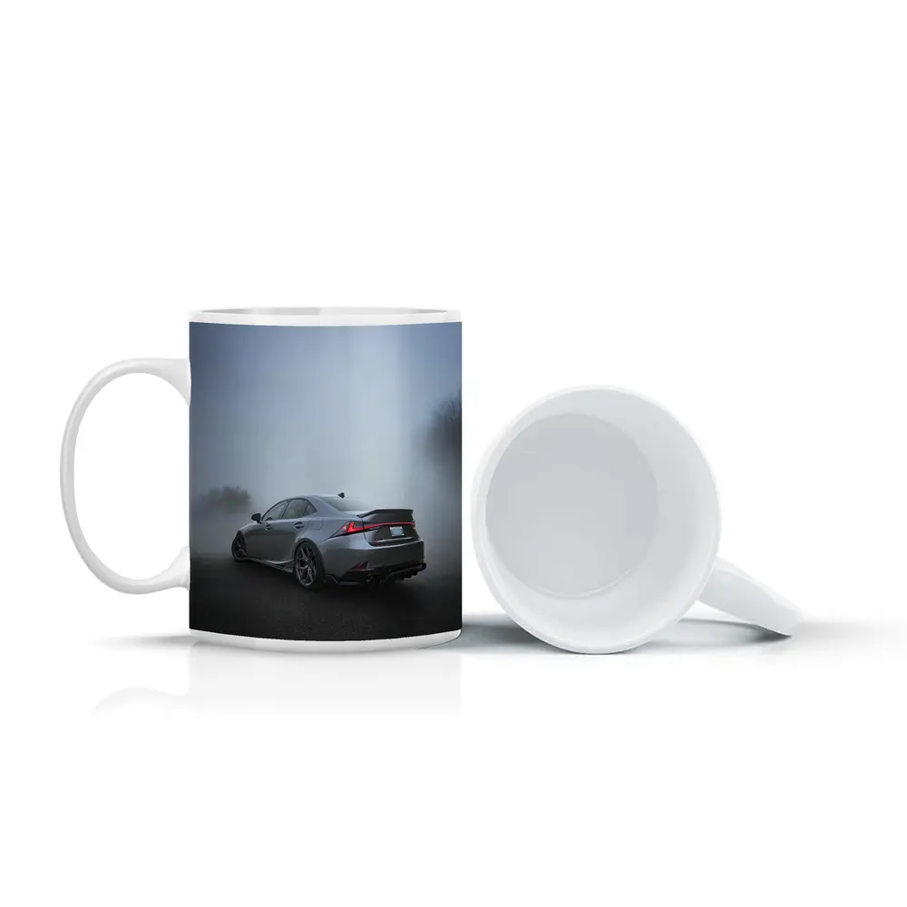 Lexus IS Sedan Gray Fog Moody Scene – Mugs