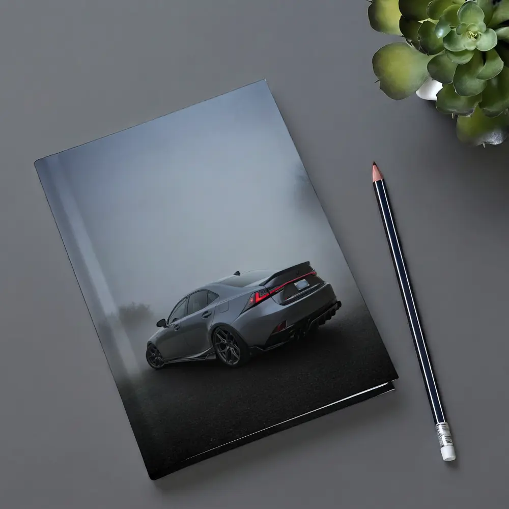 Lexus IS Sedan Gray Fog Moody Scene – Notebooks