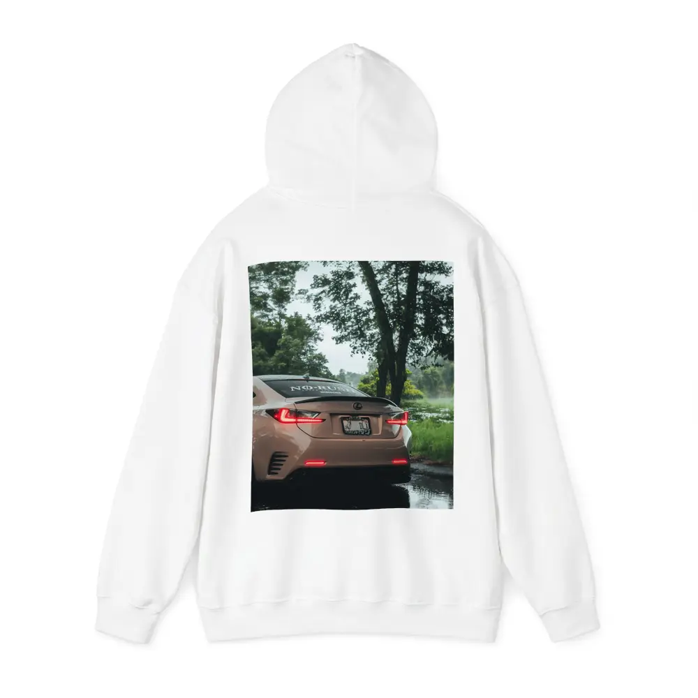 Lexus RC Rear View Rainy Forest – Hoodies