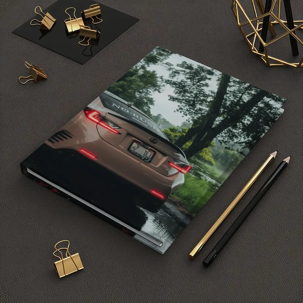 Lexus RC Rear View Rainy Forest – Notebooks