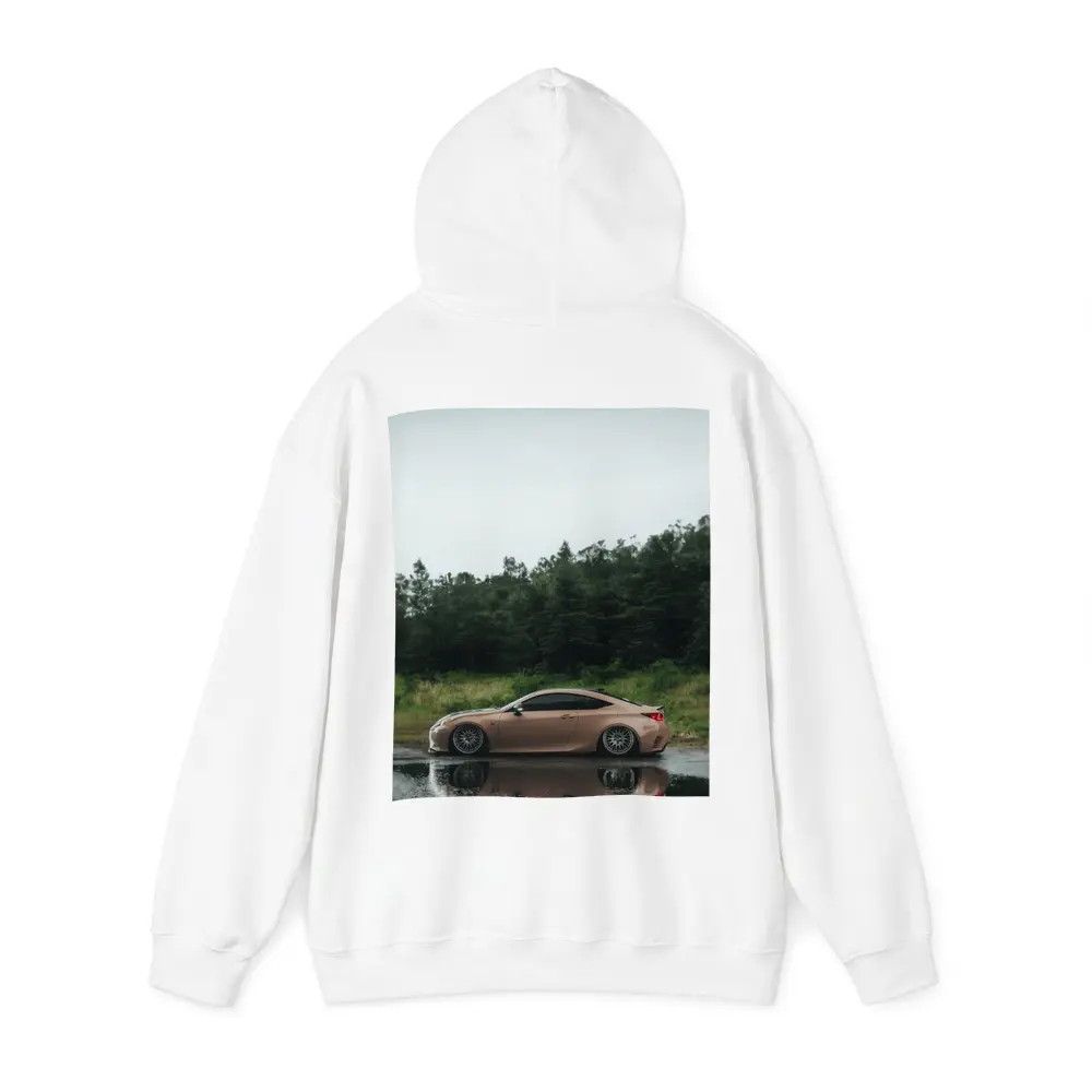 Lexus RC Coupe Rainy Forest Reflection – Hoodies