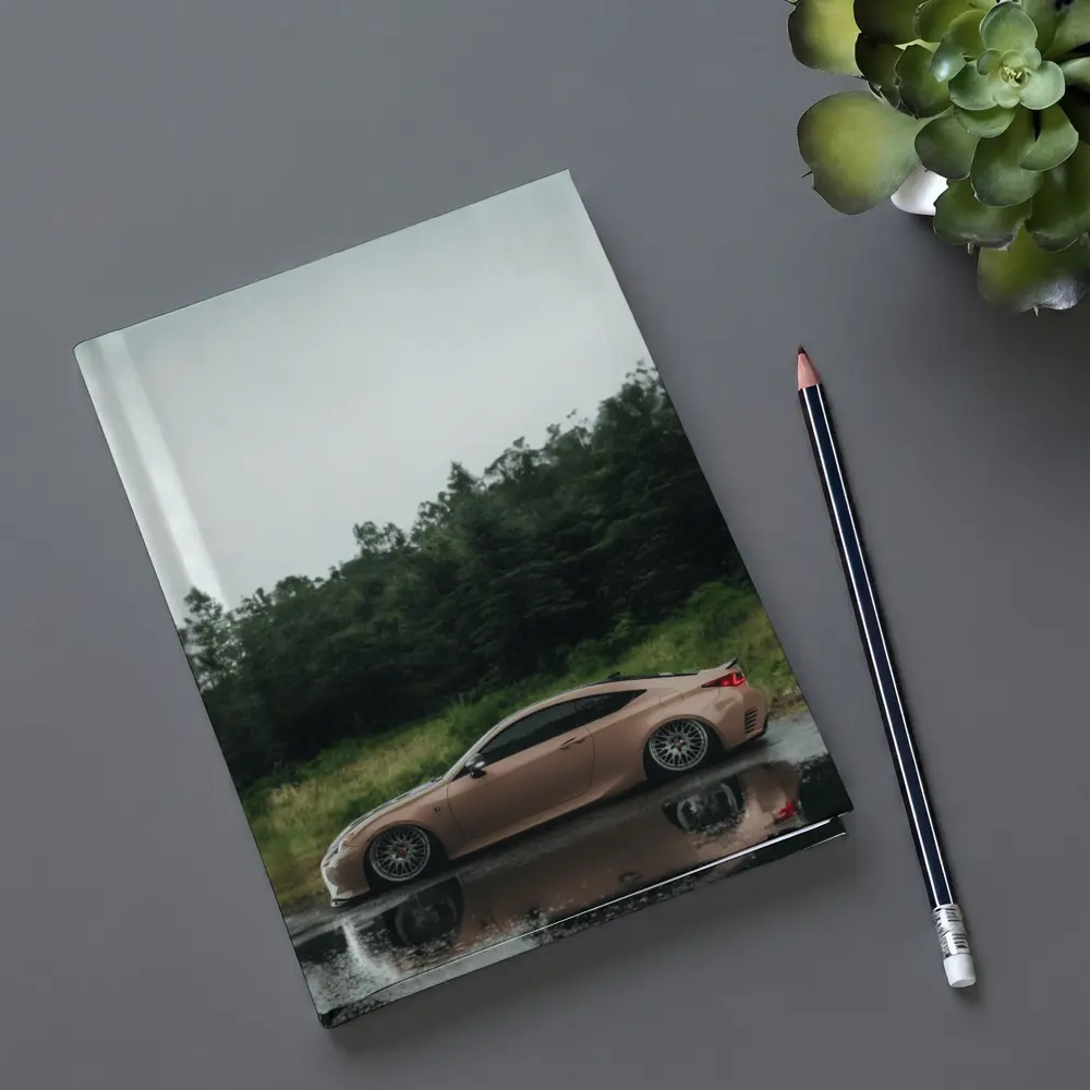 Lexus RC Coupe Rainy Forest Reflection – Notebooks