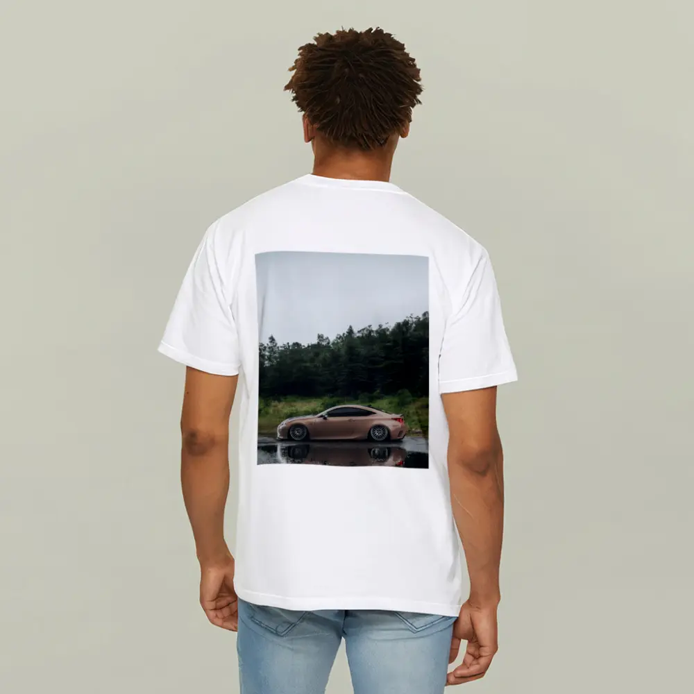 Lexus RC Coupe Rainy Forest Reflection – T-Shirts
