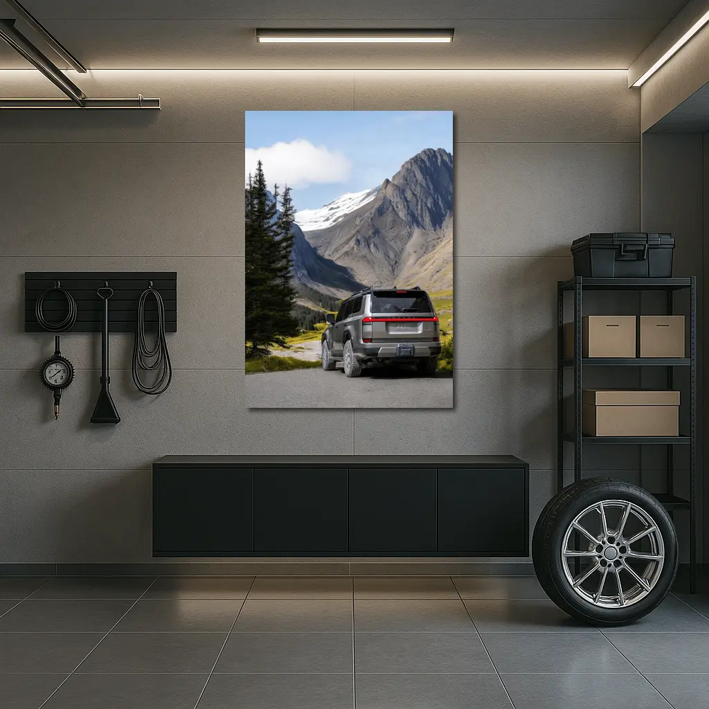Lexus LX Mountain Road Scenic View – Wall Art