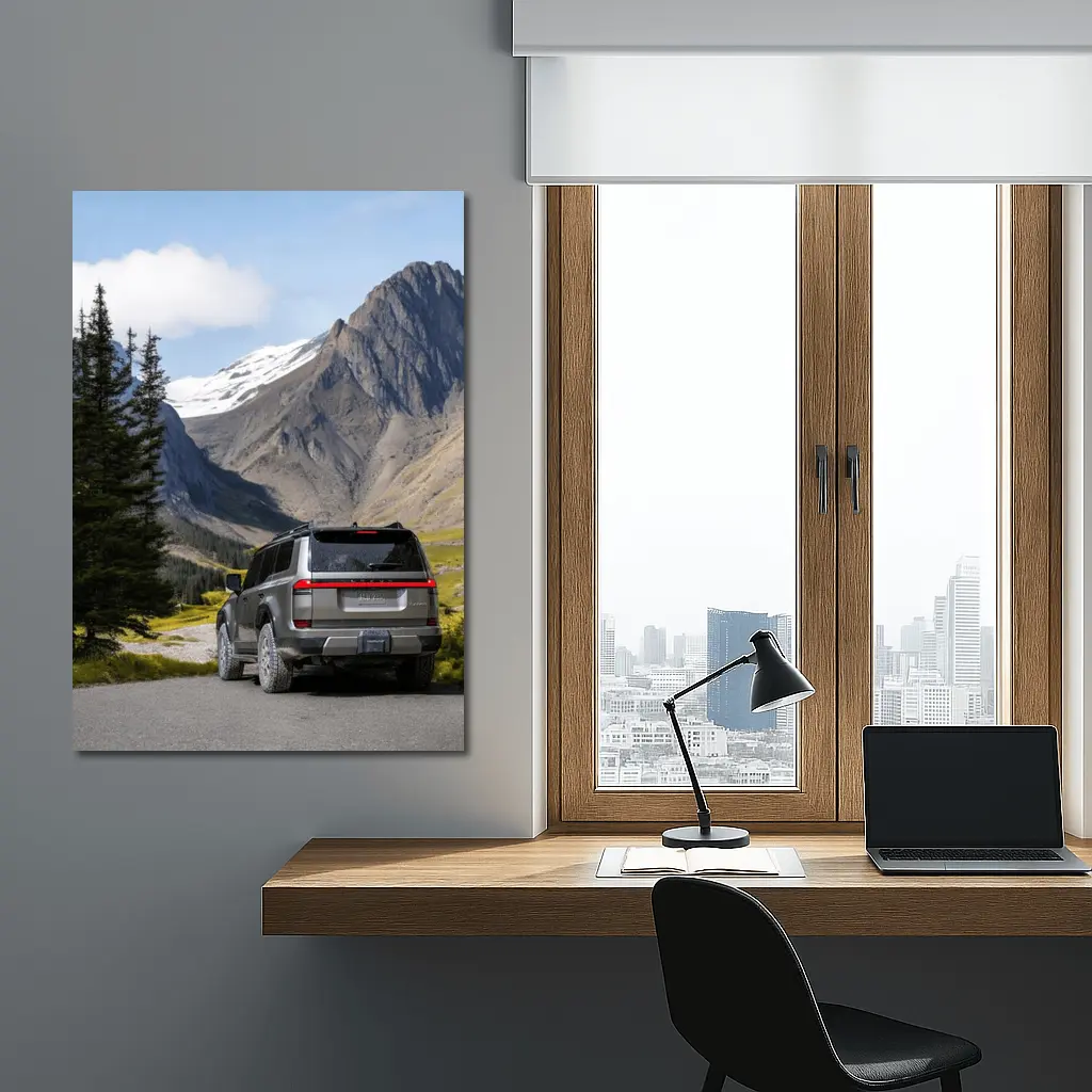 Lexus LX Mountain Road Scenic View – Wall Art