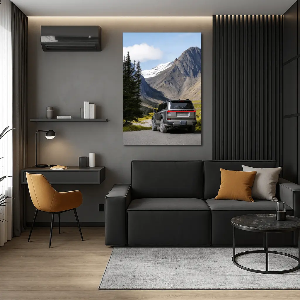Lexus LX Mountain Road Scenic View – Wall Art