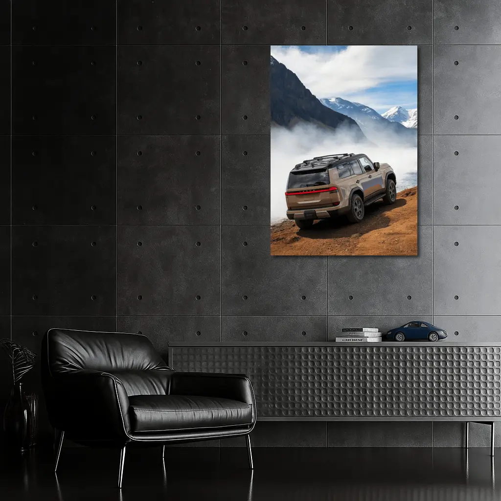 Lexus GX Mountain Fog Rugged Terrain – Wall Art