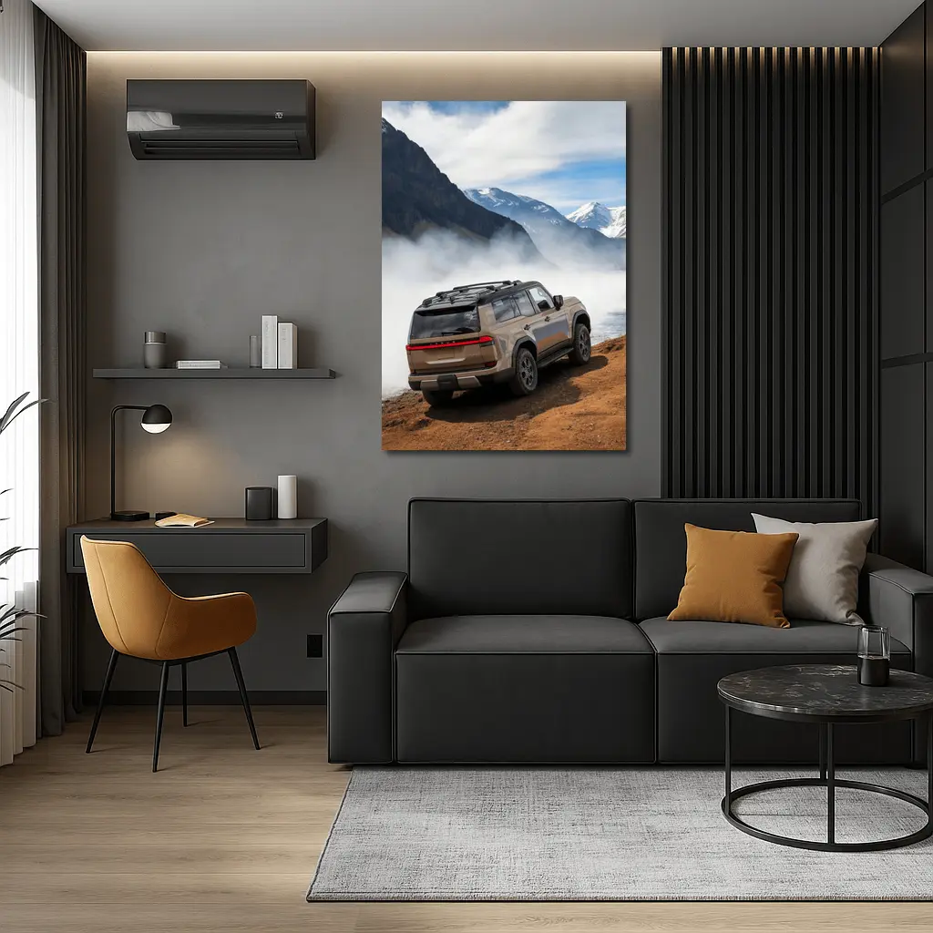 Lexus GX Mountain Fog Rugged Terrain – Wall Art