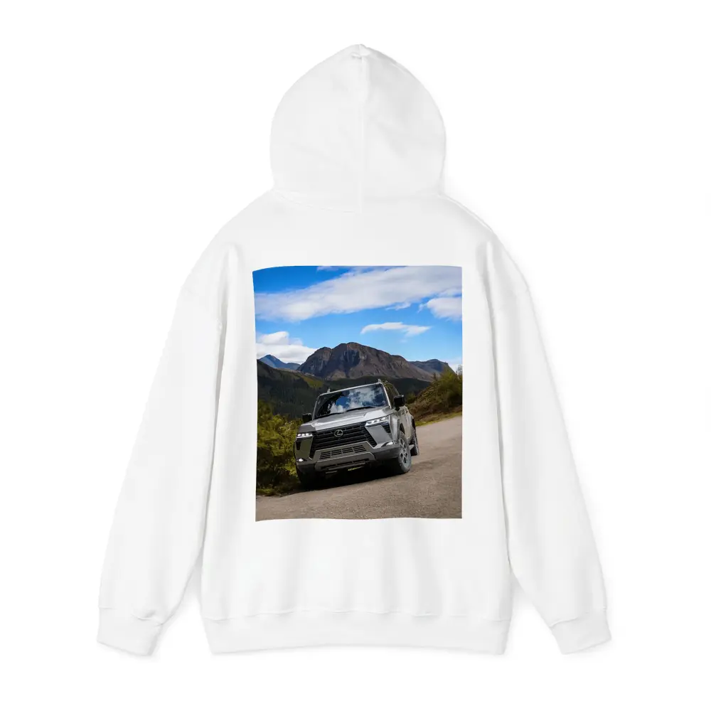 Lexus GX Mountain Road Gray SUV – Hoodies