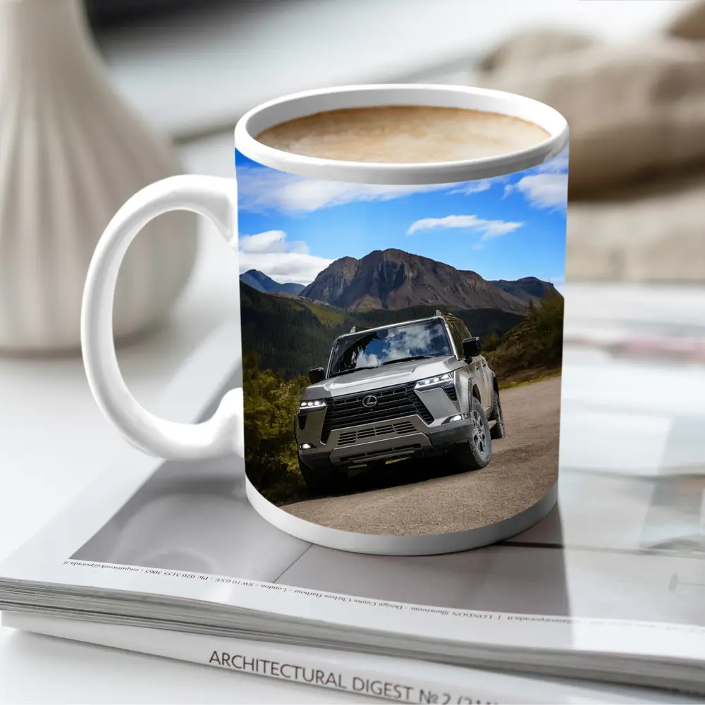 Lexus GX Mountain Road Gray SUV – Mugs