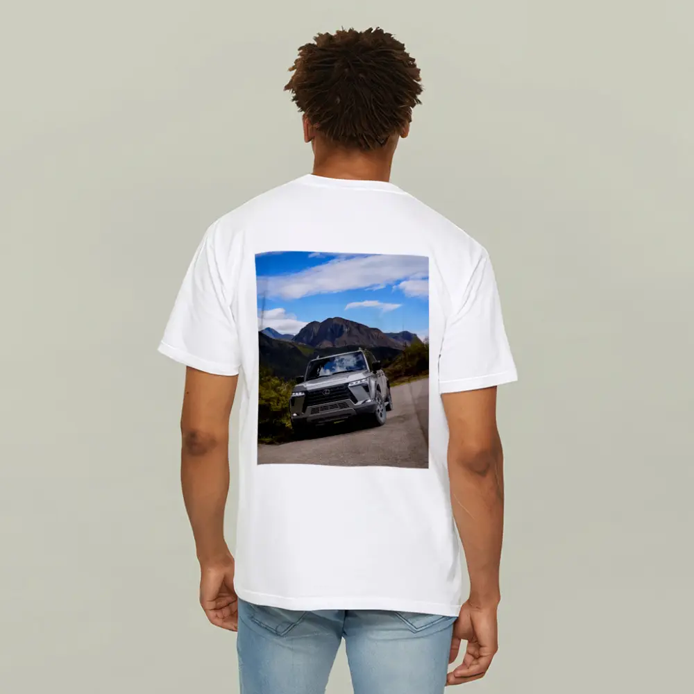 Lexus GX Mountain Road Gray SUV – T-Shirts