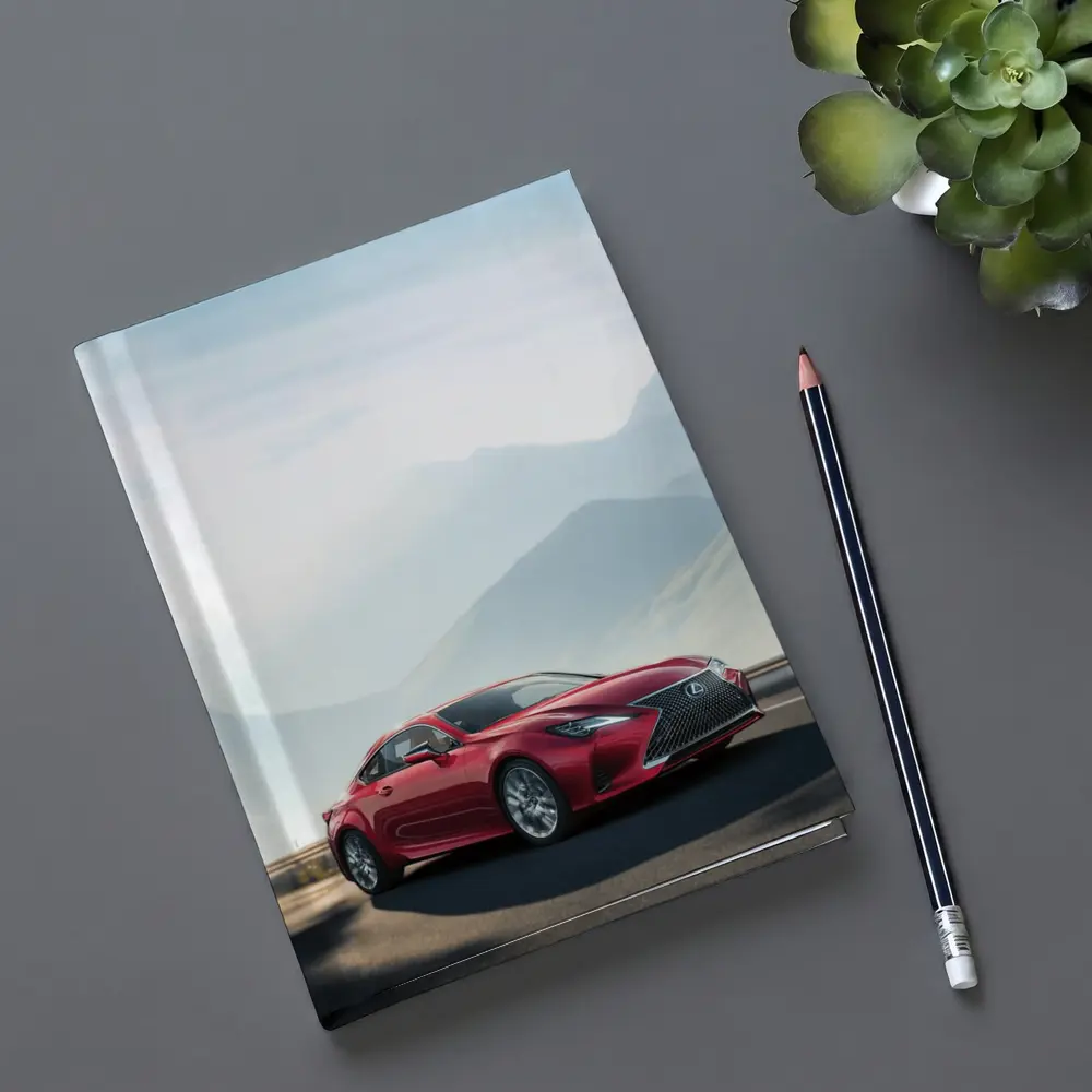 Lexus RC Red Coupe Mountain Road Drive – Notebooks