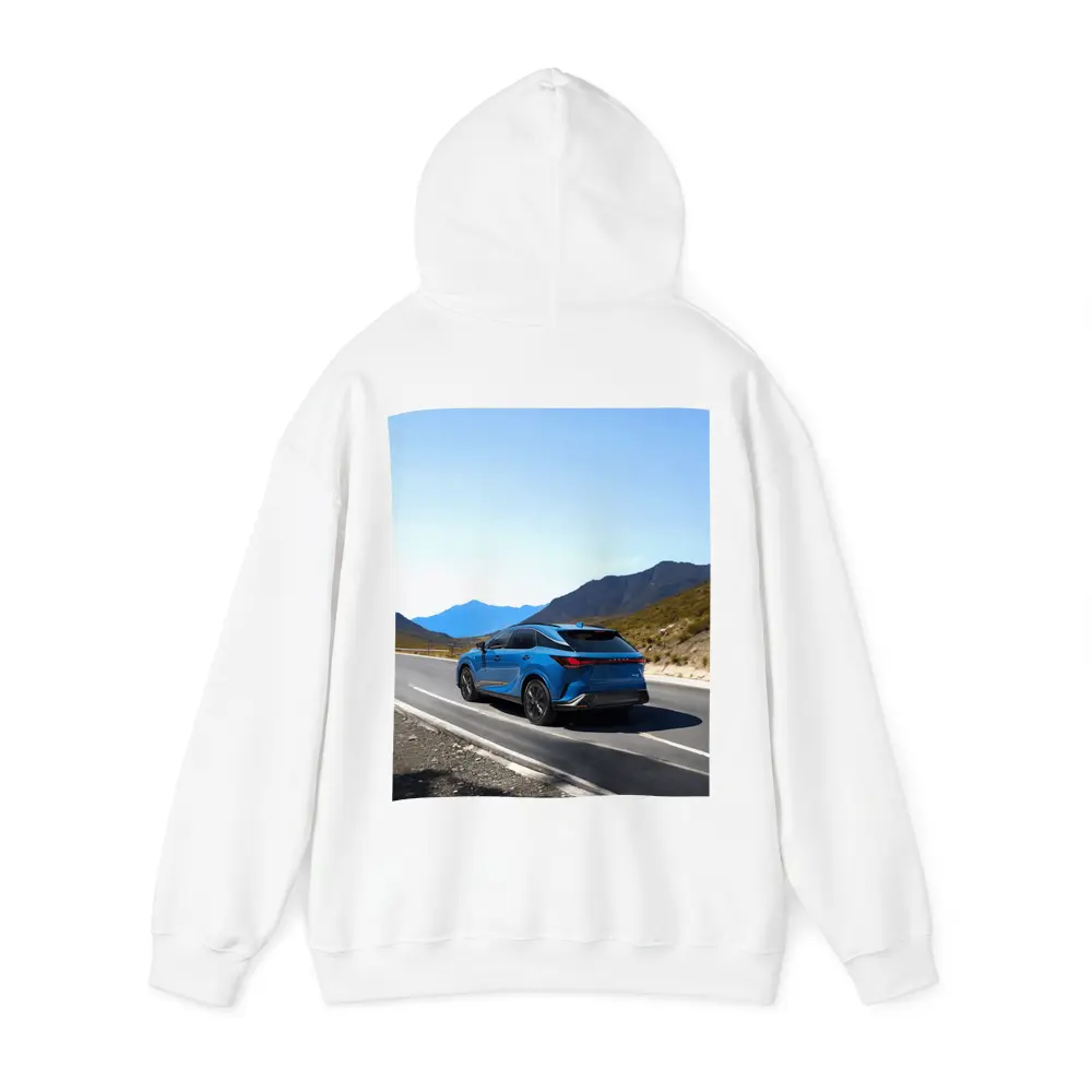Lexus RX Blue SUV Mountain Road Drive – Hoodies