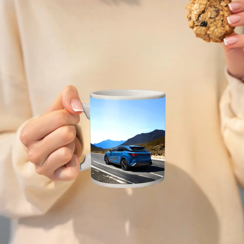 Lexus RX Blue SUV Mountain Road Drive – Mugs