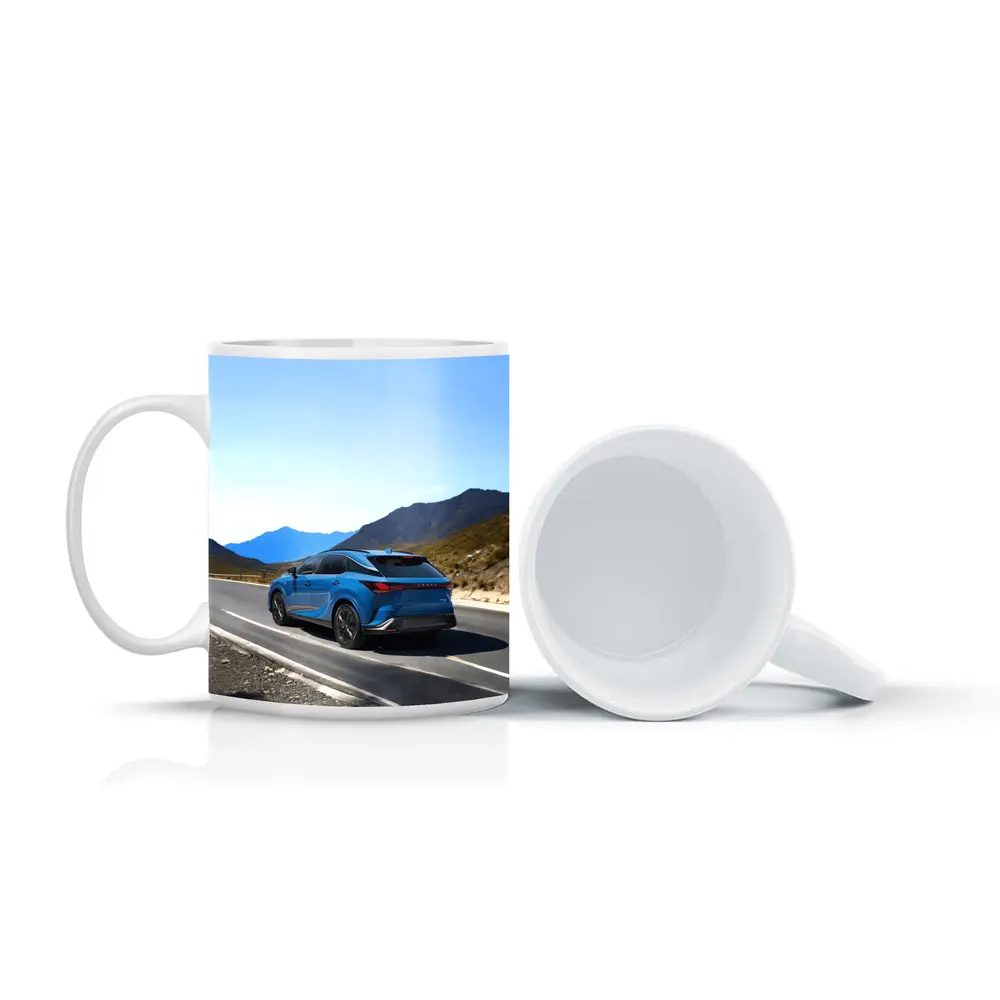 Lexus RX Blue SUV Mountain Road Drive – Mugs
