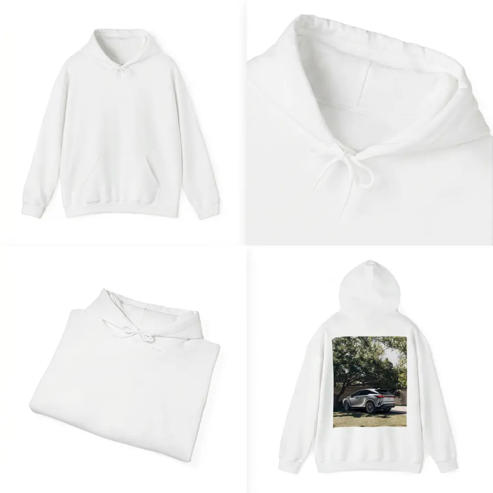 Lexus RX Silver SUV Parked Shaded Driveway – Hoodies