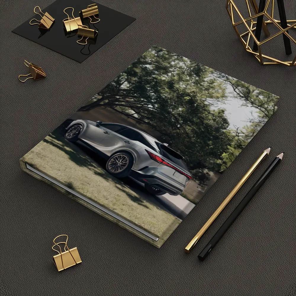 Lexus RX Silver SUV Parked Shaded Driveway – Notebooks