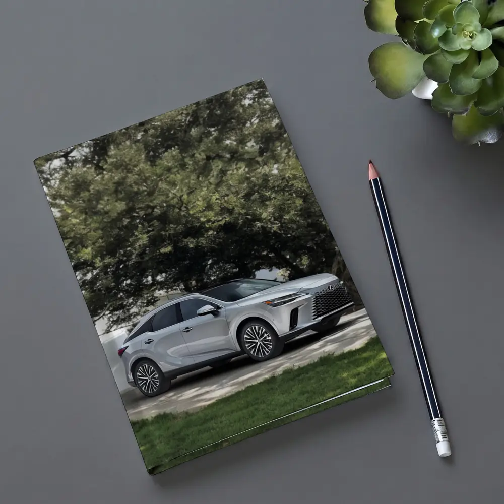 Lexus RX Silver SUV Parked Under Trees – Notebooks
