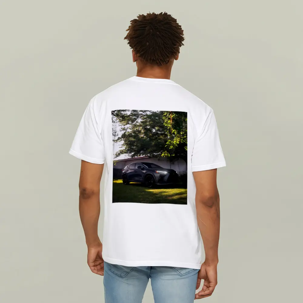 Lexus NX Dark Gray SUV Parked Outdoors – T-Shirts