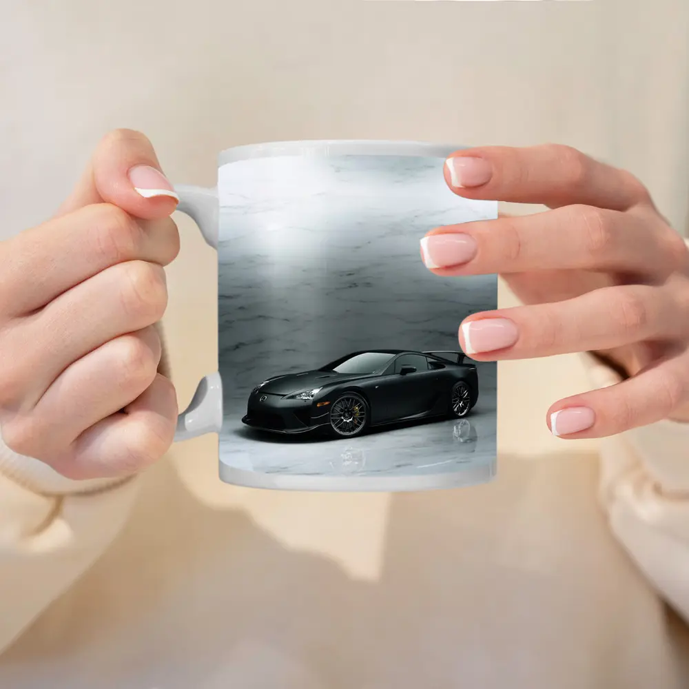Lexus LFA Matte Black Marble Studio – Mugs