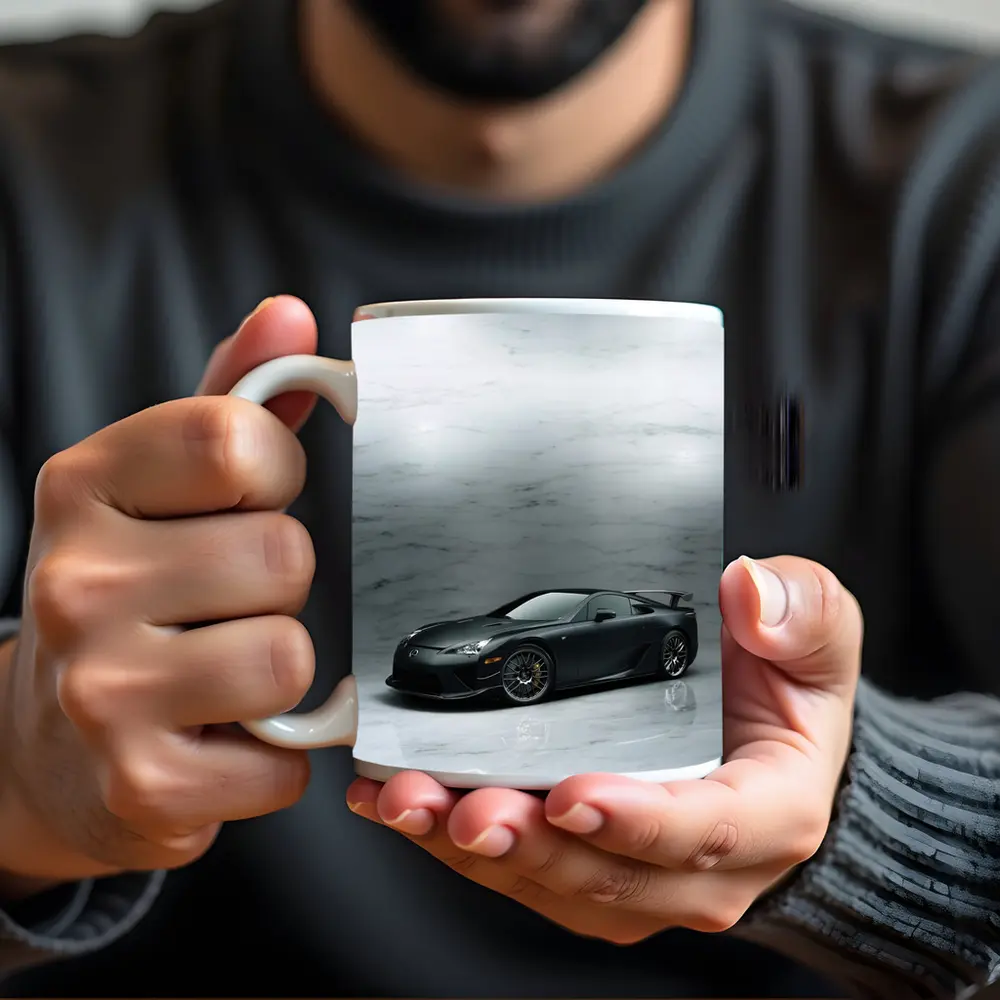 Lexus LFA Matte Black Marble Studio – Mugs