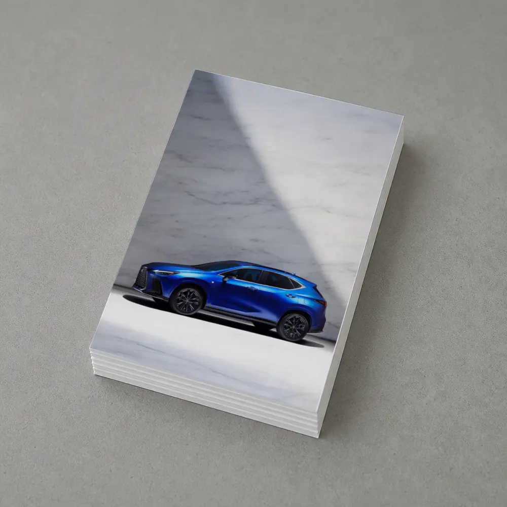 Lexus NX Blue SUV Marble Studio – Postcards