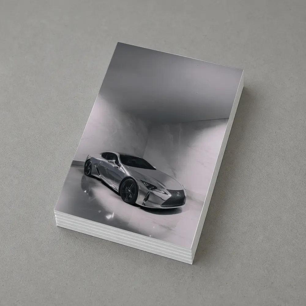 Lexus LC Chrome Finish Marble Studio – Postcards