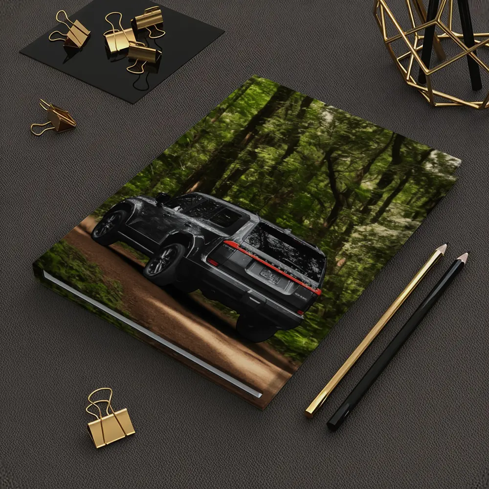 Lexus GX Black SUV Forest Trail – Notebooks