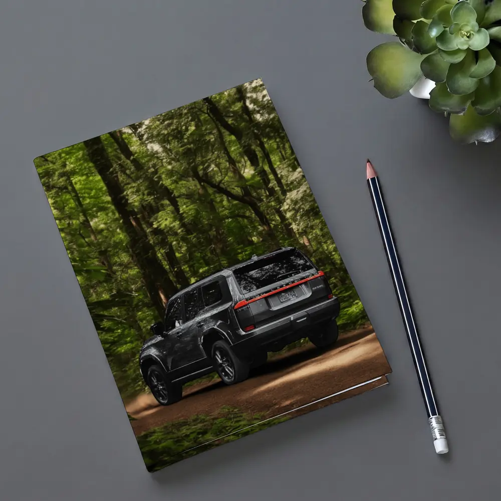 Lexus GX Black SUV Forest Trail – Notebooks