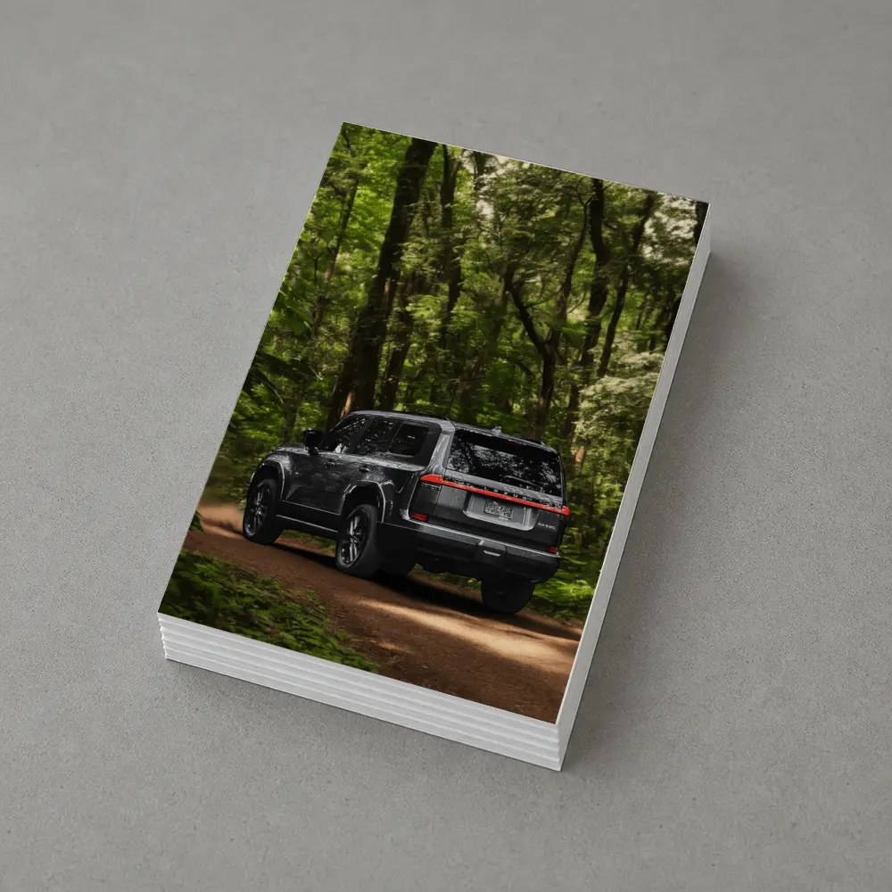 Lexus GX Black SUV Forest Trail – Postcards