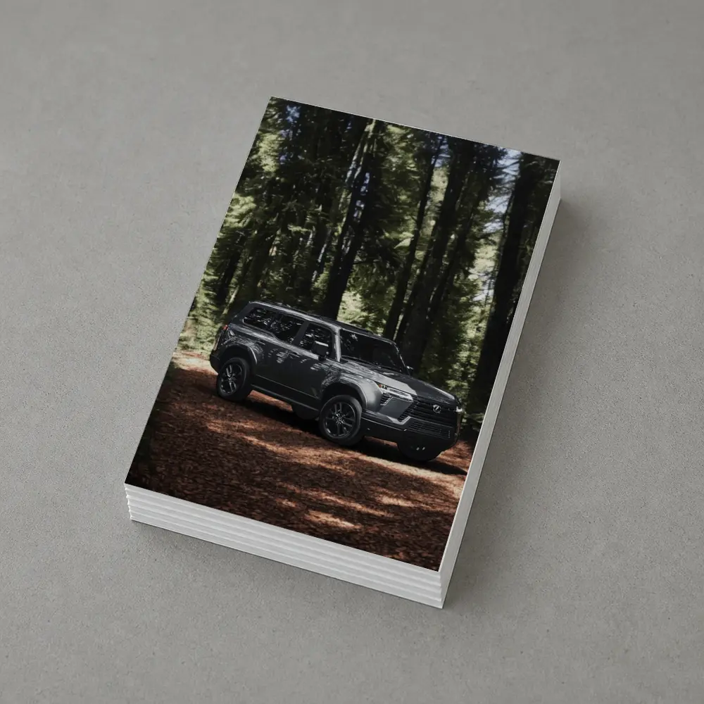 Lexus GX Forest Trail Dark Gray SUV – Postcards