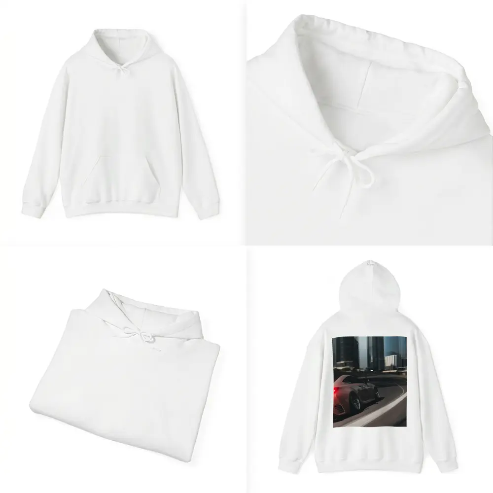 Lexus RC Speeding Through Night City – Hoodies