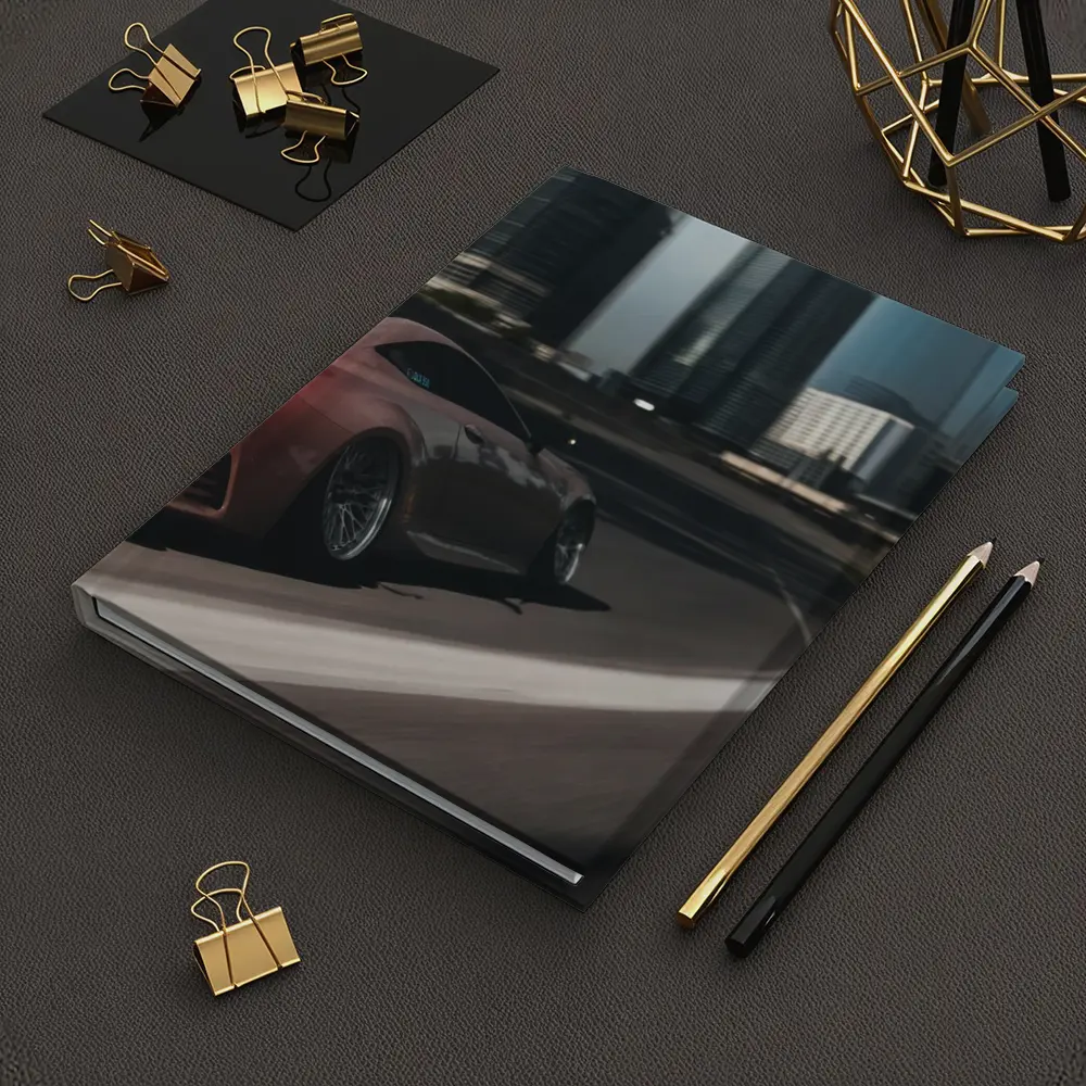 Lexus RC Speeding Through Night City – Notebooks