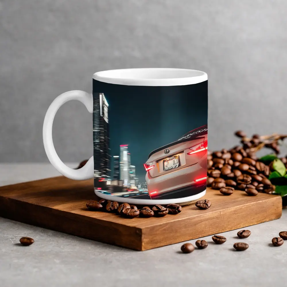 Lexus GS Night City Skyline Drive – Mugs