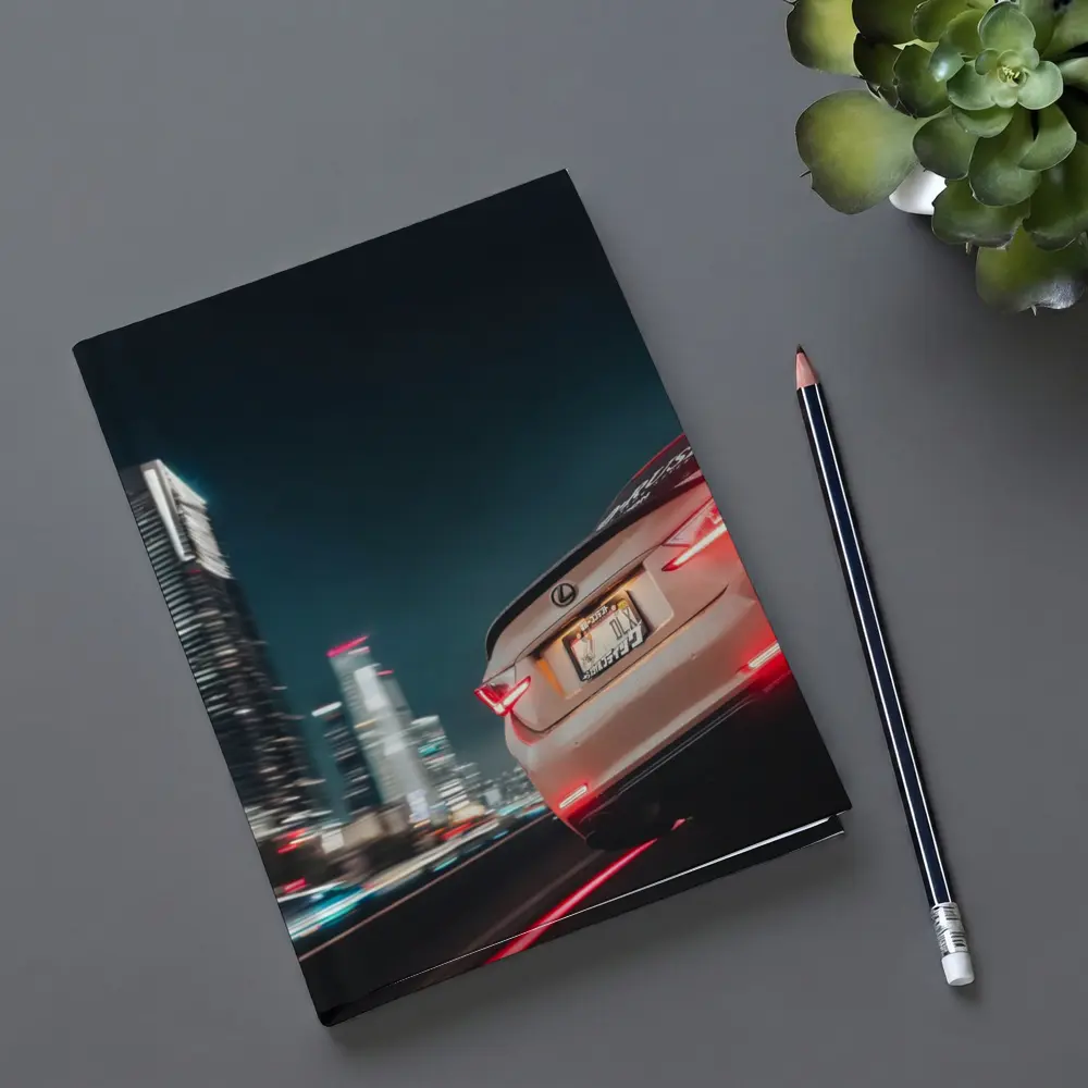 Lexus GS Night City Skyline Drive – Notebooks