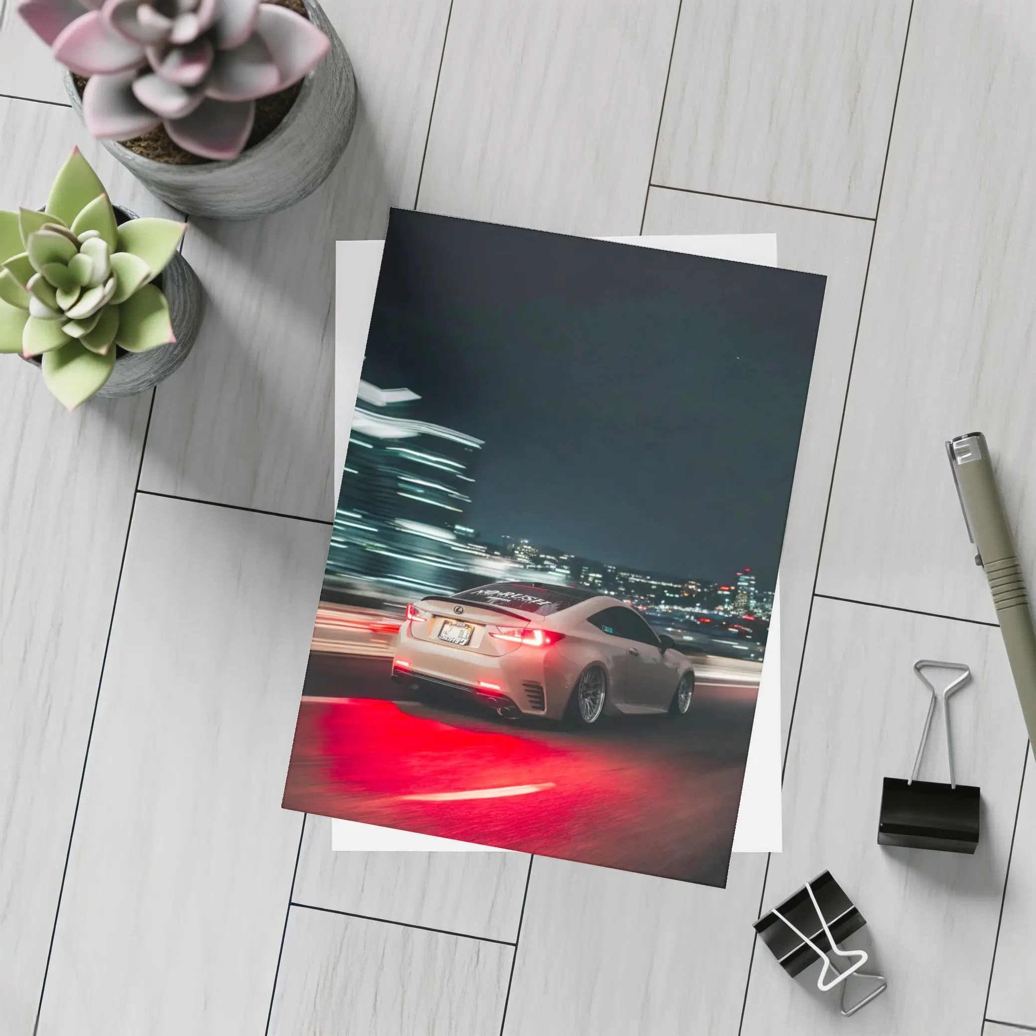 Lexus RC Night City Street Racing – Postcards