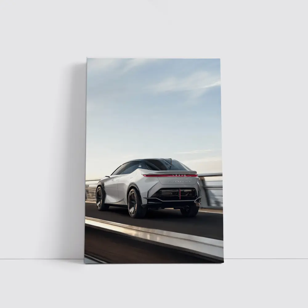 Lexus Concept Car On Open Road – Wall Art