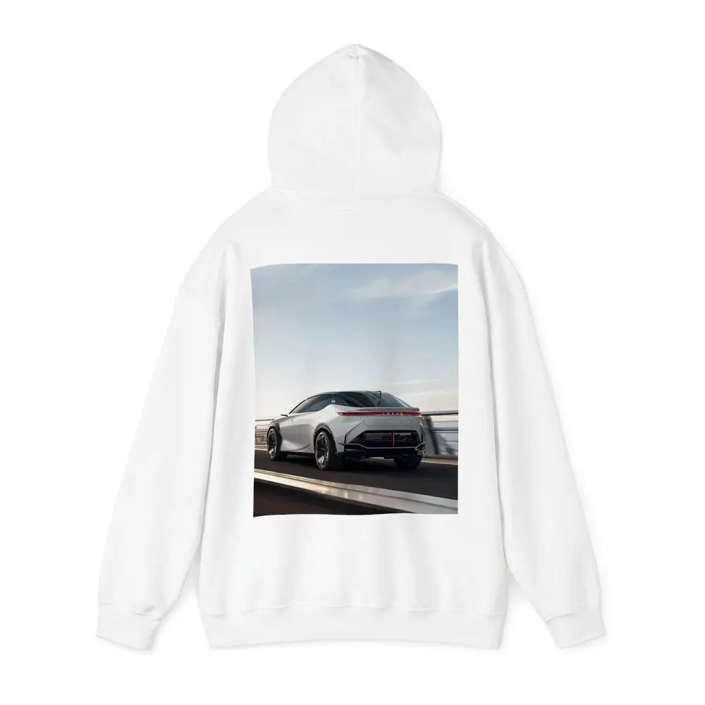 Lexus Concept Car On Open Road – Hoodies