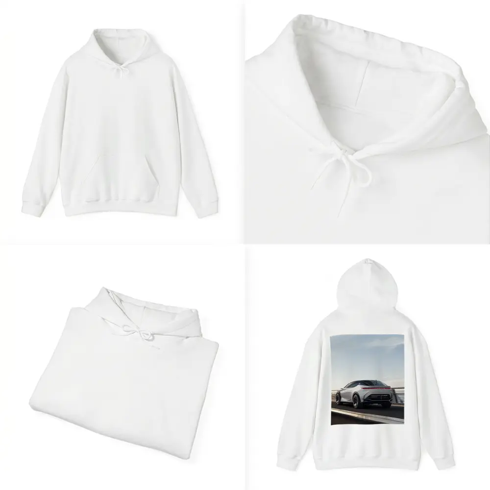 Lexus Concept Car On Open Road – Hoodies