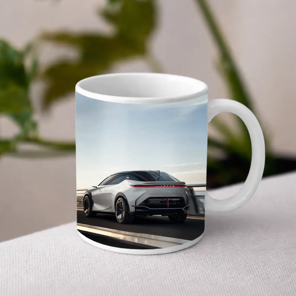 Lexus Concept Car On Open Road – Mugs
