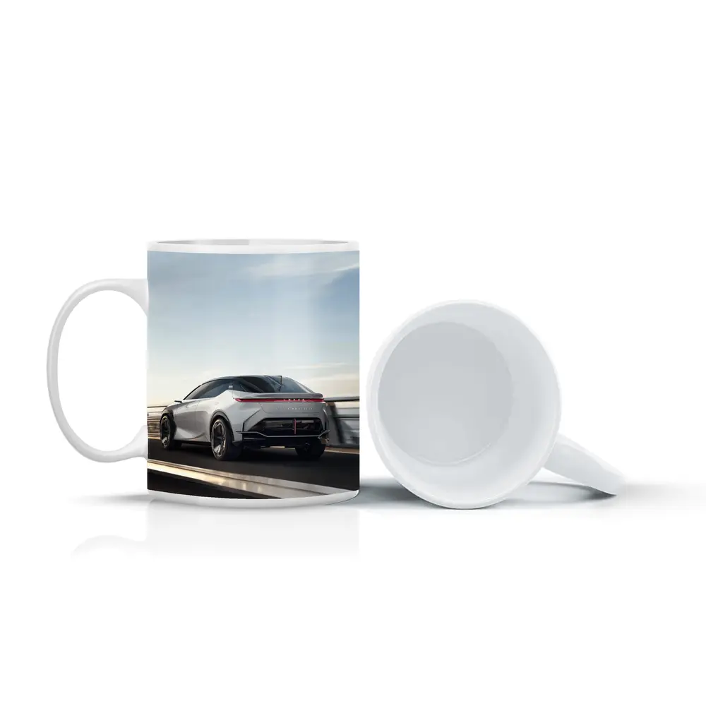 Lexus Concept Car On Open Road – Mugs