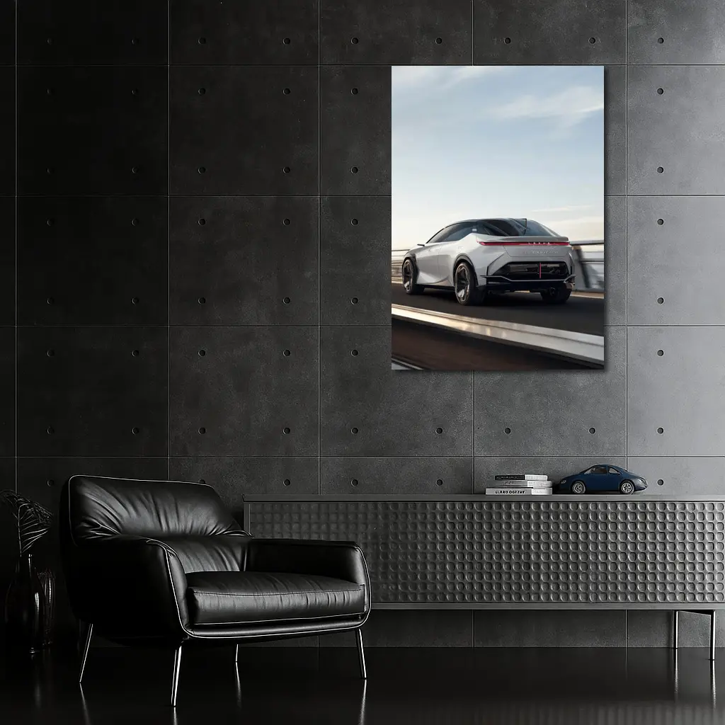Lexus Concept Car On Open Road – Wall Art