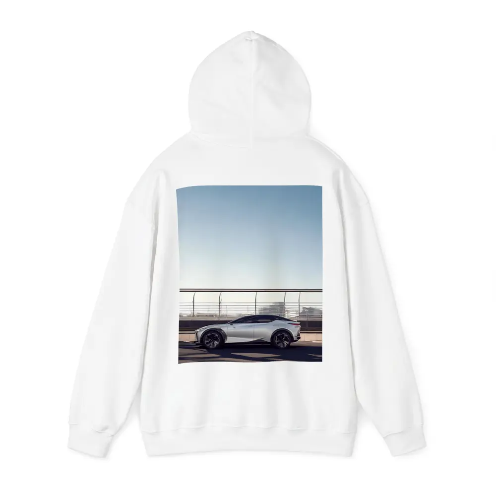 Lexus Concept SUV Silver Side Profile Road – Hoodies