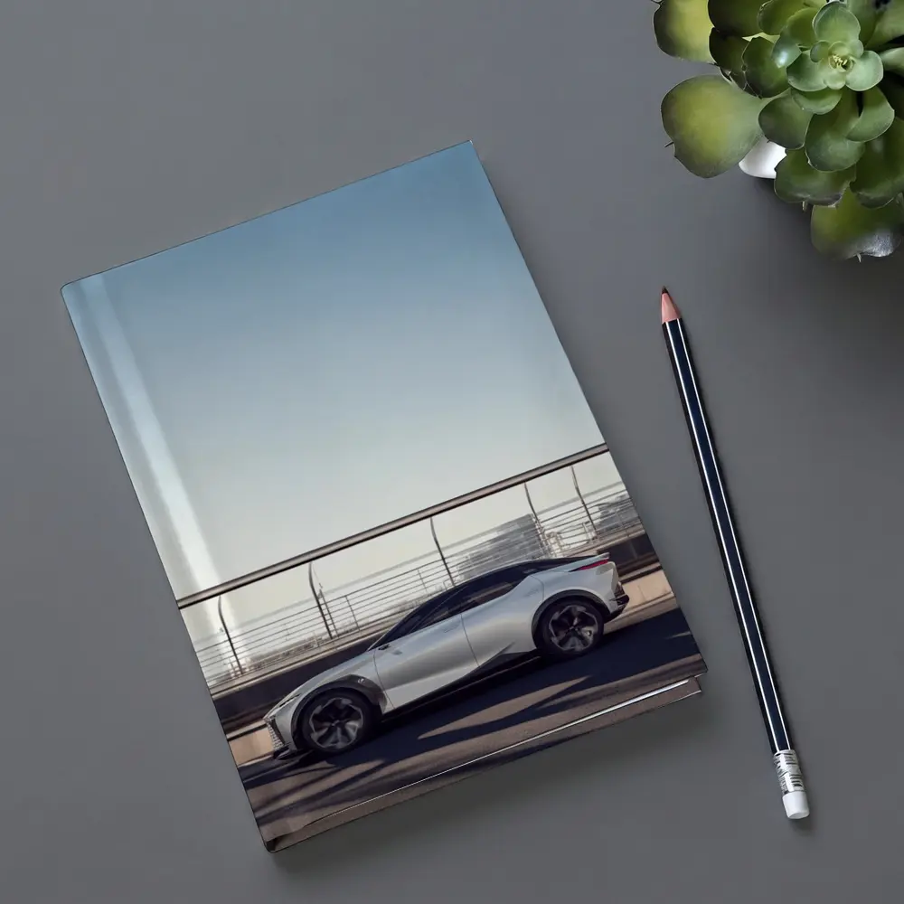 Lexus Concept SUV Silver Side Profile Road – Notebooks