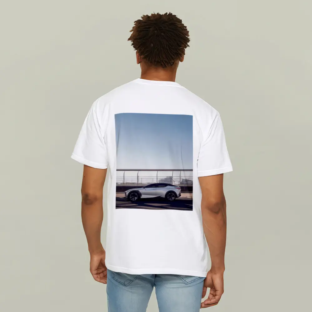 Lexus Concept SUV Silver Side Profile Road – T-Shirts