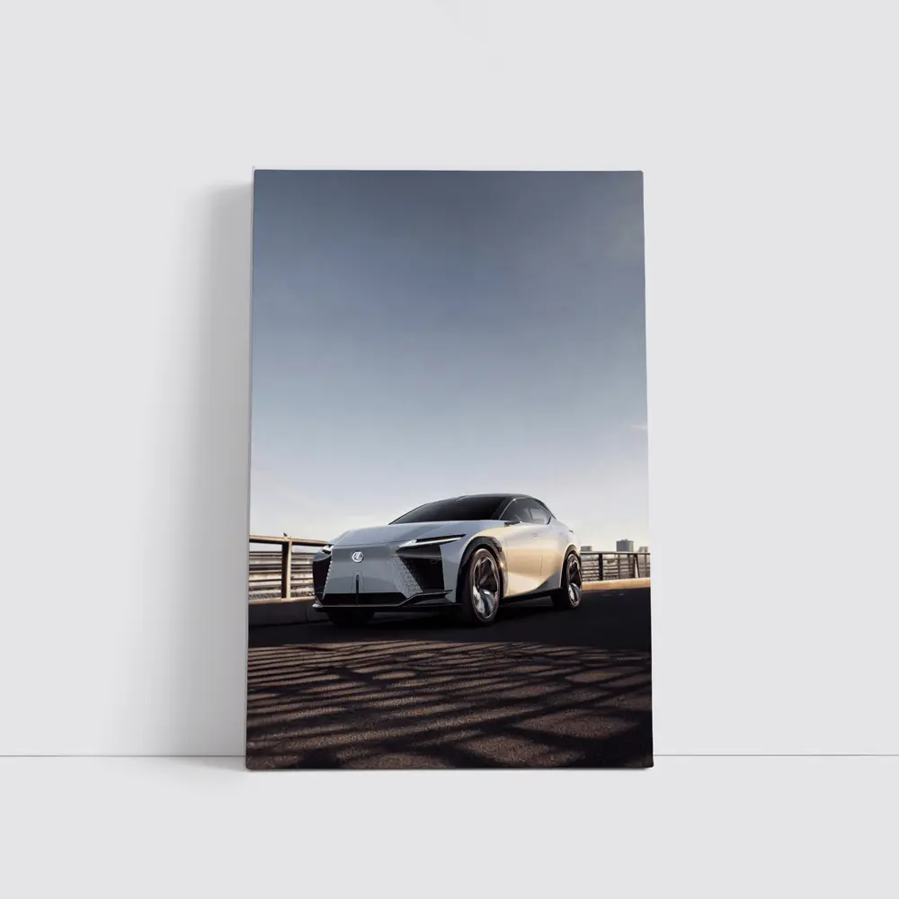 Lexus LF-Z Concept Car on Bridge – Wall Art