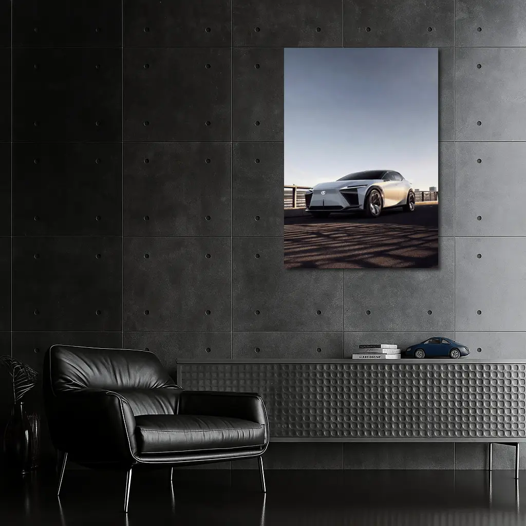 Lexus LF-Z Concept Car on Bridge – Wall Art