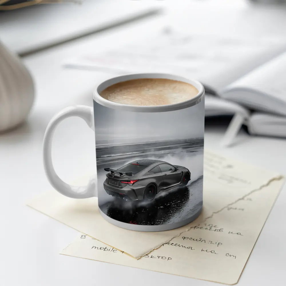Lexus RC F Drifting in Rainy Weather – Mugs
