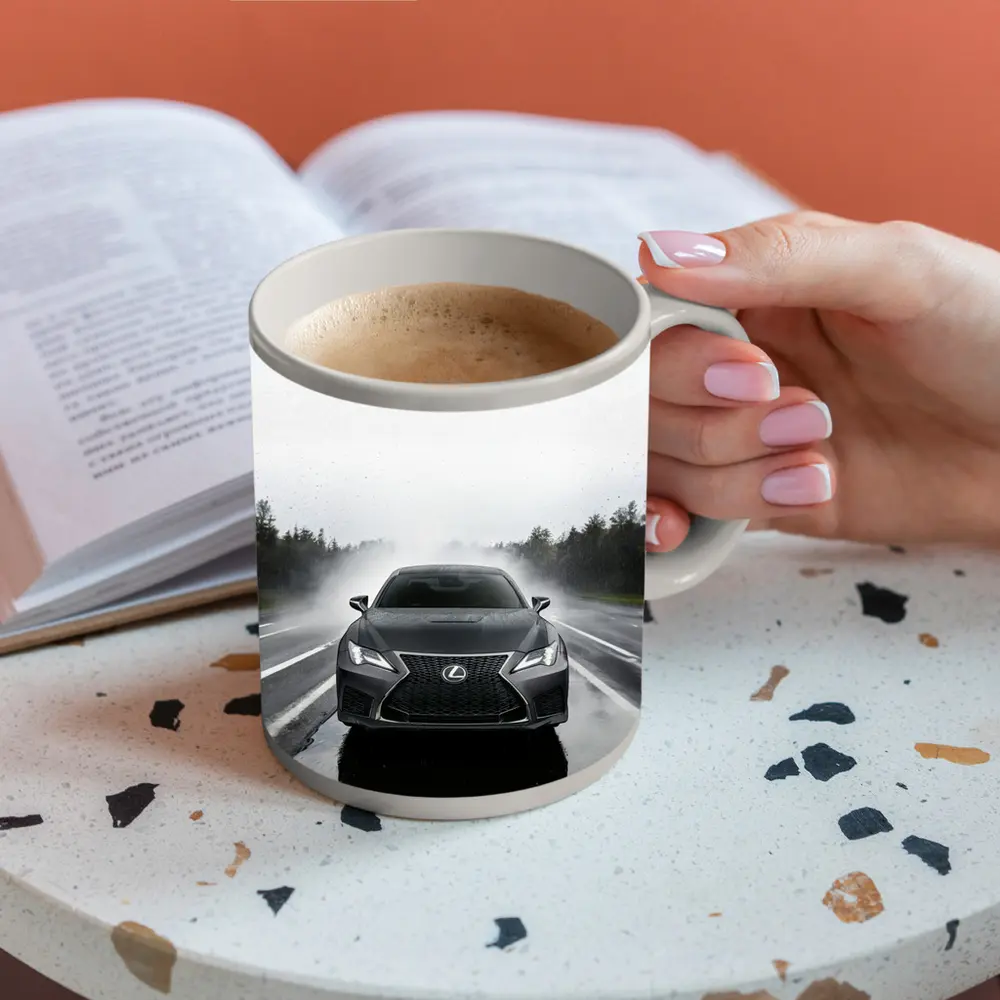 Lexus RC F Driving In Heavy Rain – Mugs